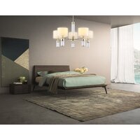 Подвесная люстра Ambrella light LH71301/5 CGD/WH (золото/белый)
