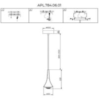 Подвесная люстра Aployt APL.784.06.01