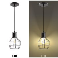 Подвесная люстра ЭРА PL11 BK Б0037458