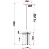 Подвесная люстра Moderli Levi V10759-1P