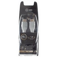Кабель CACTUS HDMI - HDMI CS-HDMI.2.1-1.8 (1.8 м, серебристый)