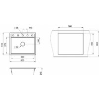 Кухонная мойка Granula KS-6003 (шварц)