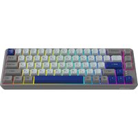 Клавиатура Ritmix RKB-568BL (серый/голубой)