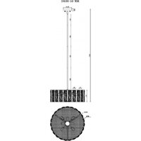 Подвесная люстра iLamp Panorama D4688-50 MBK