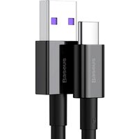 Кабель Baseus USB Type-A - Type-C CATYS-01 (1 м, черный)