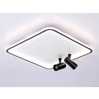 Припотолочная люстра Ambrella light Comfort FL5115/1+2 WH/BK (белый/черный)