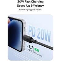Кабель Baseus Silky Series Fast Charging Cable USB Type-C - Lightning (2 м, черный)