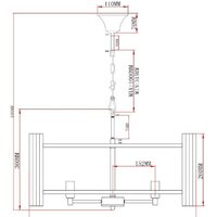 Подвесная люстра Moderli Monte V10777-6P