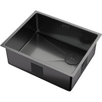 Кухонная мойка ZorG Zerox 54 U / IF Side SF PVD Gunblack