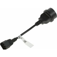 Адаптер Powercom SCUT IEC-320 C14 - Socket Type-F