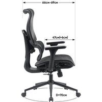 Офисное кресло myroo Office Wizard HS-3853H-1-B (black)