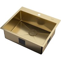 Кухонная мойка ZorG Zerox 59 IF PVD Gold