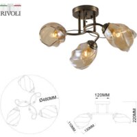 Люстра средней высоты Rivoli Bruna 9130-303 Б0054736