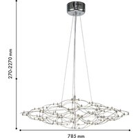 Подвесная люстра Favourite Thinner 4305-8P