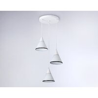 Подвесная люстра Ambrella light Traditional TR3167/3 WH/BK (белый/черный)