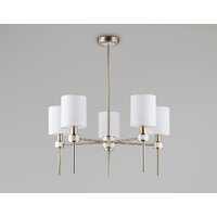 Подвесная люстра Ambrella light LH72371/5 DBS/WH (темная латунь/белый)