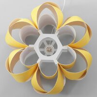 Подвесная люстра BayerLux Трейси 9269440 (желтый)