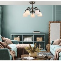 Люстра средней высоты Escada Versailles 1114/5PL E27*60W Bronze