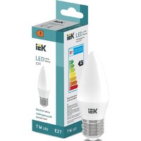Светодиодная лампочка IEK LED Candle C37 600lm 4000K E27