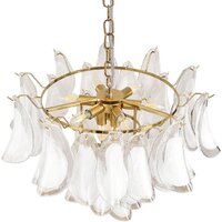 Подвесная люстра Lumion Plume 8385/9 Neoclassi LN (золото/белый)