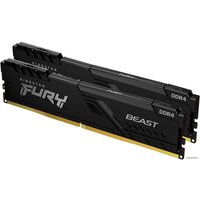 Оперативная память Kingston FURY Beast 2x8GB DDR4 PC4-28800 KF436C17BBK2/16