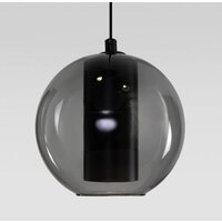 Подвесная люстра Евросвет 50258/3 LED дымчатый/бирюзовый