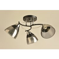 Люстра средней высоты Mirastyle BL-8199/3 BK+CR