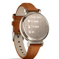 Умные часы Garmin Lily 2 Classic (кремовое золото/коричневый)