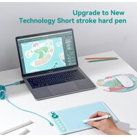 Графический планшет Parblo Intangbo X7 (розовый)