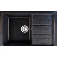 Кухонная мойка Berge BR-7602 (черный матовый)