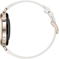 Умные часы Huawei Watch GT 6 41 мм (золотистый, с белым кожаным ремешком, международная версия)