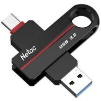 USB Flash Netac US18 USB 3.2+TypeC 64GB NT03US18C-064G-32BK
