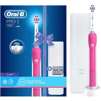 Электрическая зубная щетка Oral-B Pro 1 750 3D White D16.513.1UX (розовый)