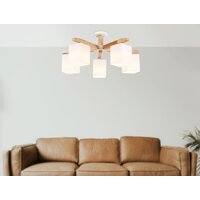 Люстра средней высоты Ambrella light TR83118/5 WH/LW