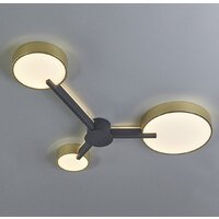 Припотолочная люстра Escada 10209/3LED (золото/черный)