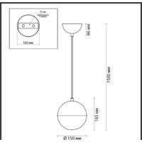 Подвесная люстра Odeon Light Pinga 4958/1