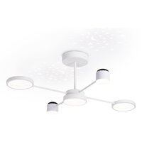 Люстра средней высоты Ambrella light FL51631/4+1 WH