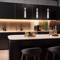 Подвесная люстра Евросвет 50254/1 LED (латунь)