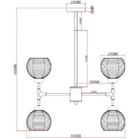 Подвесная люстра Moderli Arty V10804-6P
