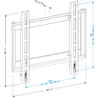 Кронштейн для телевизора Holder LCD-F2608