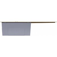 Кухонная мойка Mixline Pro 552919 (золото, с сифоном)