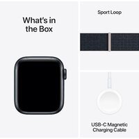 Умные часы Apple Watch SE 2 40 мм (алюминиевый корпус, полуночный/полуночный, нейлоновый ремешок)