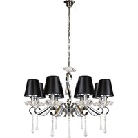 Подвесная люстра iLamp Stella RM1684/8 (хром)