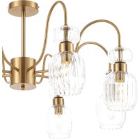 Люстра средней высоты Escada Gloss 1141/8PL E14*60W Antigue copper/Clear
