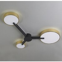 Припотолочная люстра Escada 10209/3LED (золото/черный)