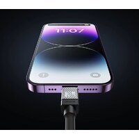 Кабель Baseus CoolPlay Series USB Type-C - Lightning (1 м, черный)