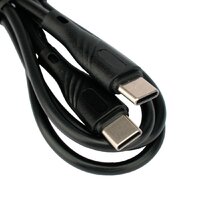 Кабель Cablexpert CCB-USB2-CMCMO1-1MB USB Type-C - USB Type-C (1 м, черный)