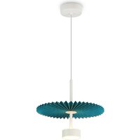 Подвесная люстра Ambrella LH72611 WH/GR (белый/бирюзовый)