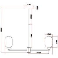 Подвесная люстра Moderli Gracy V10849-4P
