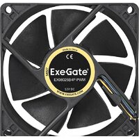 Вентилятор для корпуса ExeGate ExtraPower EX08025B4P-PWM EX283378RUS